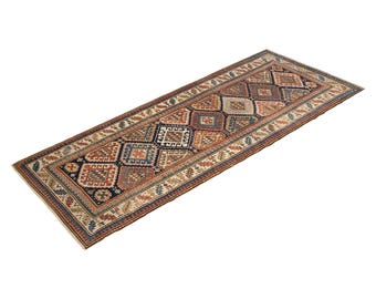 3'9 X 9'9 Floor Turkish Runner, 120 years-old Runner,Antique Runner Rug,Oushak Rug Runner,Handmade Rug,Floor rug runner,Decor Rug Runner
