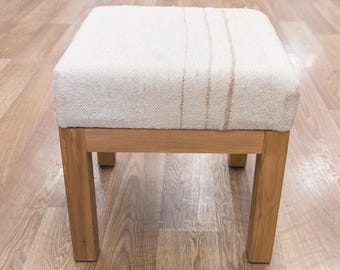 Furniture,Kilim Covered Bench,Living Room Furniture,Ottoman Bench, Footstool,Stool,Bench,Dining Room Furniture,Ottomans,Decorative Bench.