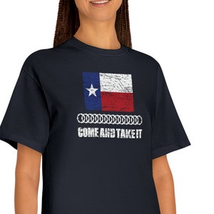 Come and Take It Texas Barbed Wire Texas Flag - Etsy