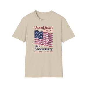 Patriotic United States T-Shirt, USA 250th Anniversary Tee, Unisex Graphic Shirt, Independence Day Gift, American Pride Apparel