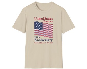 USA 250th Anniversary T-Shirt, Patriotic American Pride Graphic Tee