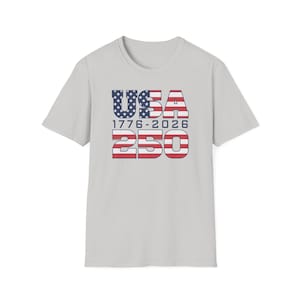Patriotic USA 250 T-Shirt, USA 250th Anniversary Tee, Unisex Graphic Shirt, Independence Day Gift, Army Soldier t shirt