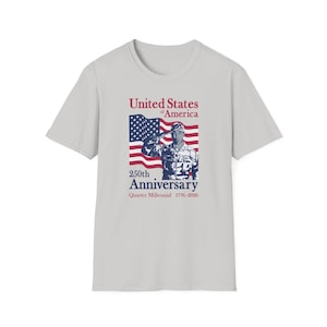 Patriotic USA 250 T-Shirt, USA 250th Anniversary Tee, Unisex Graphic Shirt, Independence Day Gift, Army Soldier t shirt