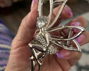 Fairy Hair Claw/Rhinestone Claw Clip