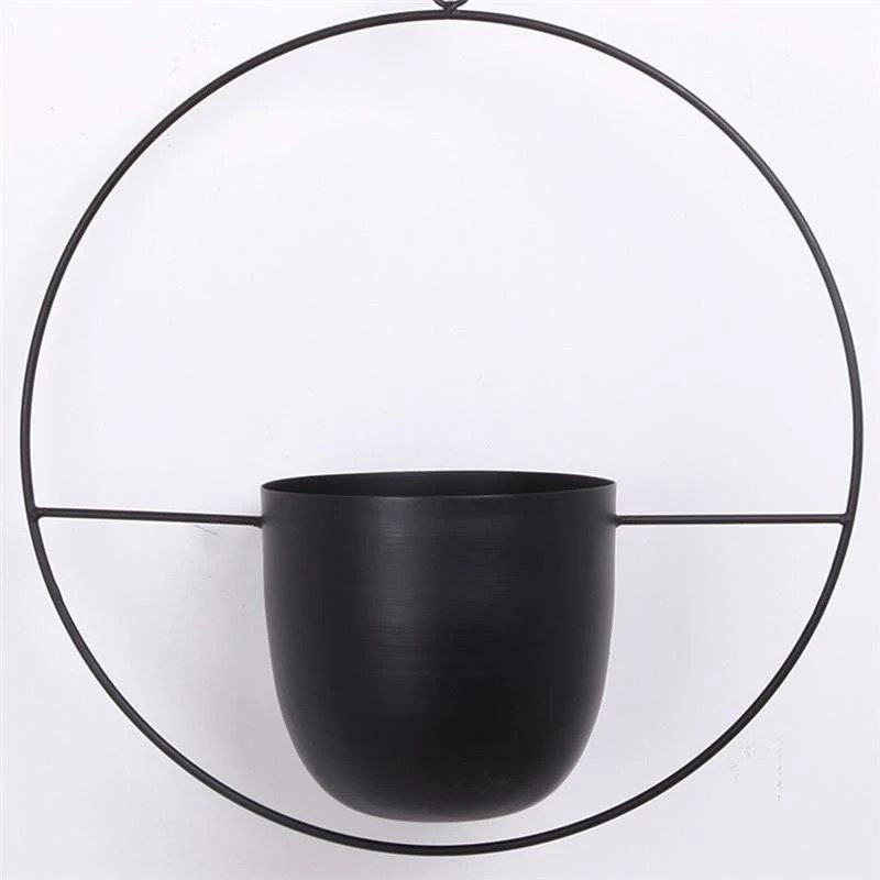 Wall Hanging Pot Metal Planter Metal Hanging Pot Metal Etsy