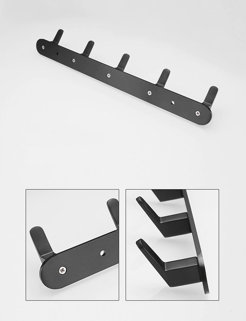 Wall Mounted Coat Rack Metal Hook Rack Wall Rack Coat Etsy