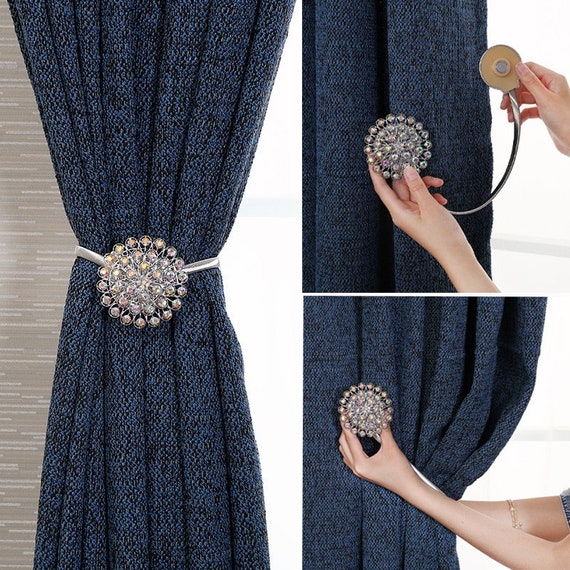 Magnetic Crystal Curtain Tieback For Curtains Tie Magnetic Crystal Curtain Tieback For, Curtains Tie Backs