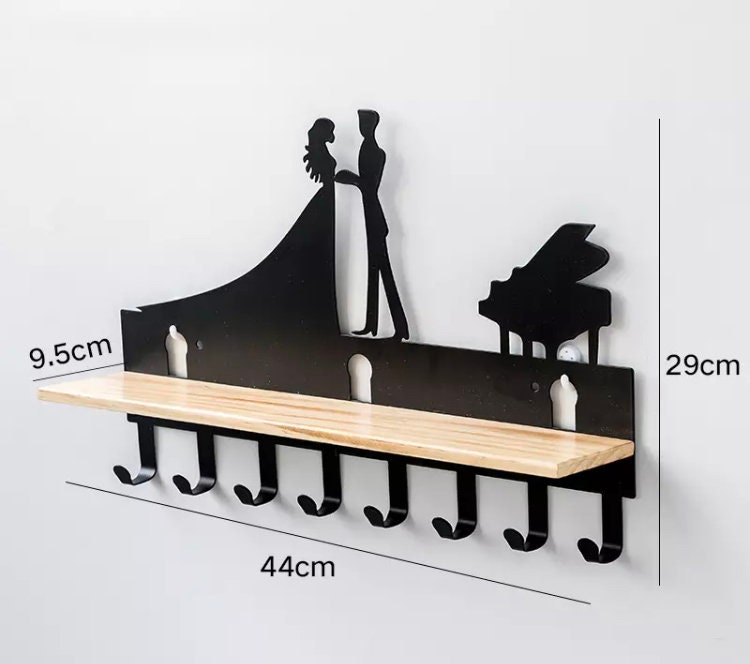 metal clothes rack wall mounted