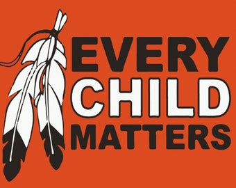 Double Sided Every Child Matters, Orange Shirt Day Flag (double-sided)