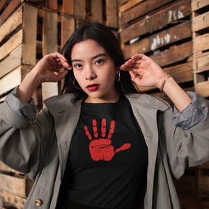 Red Handprint Shirt , MMIWG Symbol Shirt,  Native T-Shirt,  #MMIWG,  #Nomorestolensisters, #MMIW