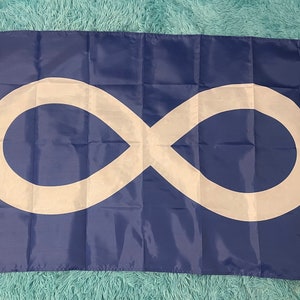 Blue Métis Flag, Metis Single-Sided Flag