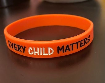 Every Child Matters Youth Wristband, Orange Shirt Day Wristband (Single and small pack)