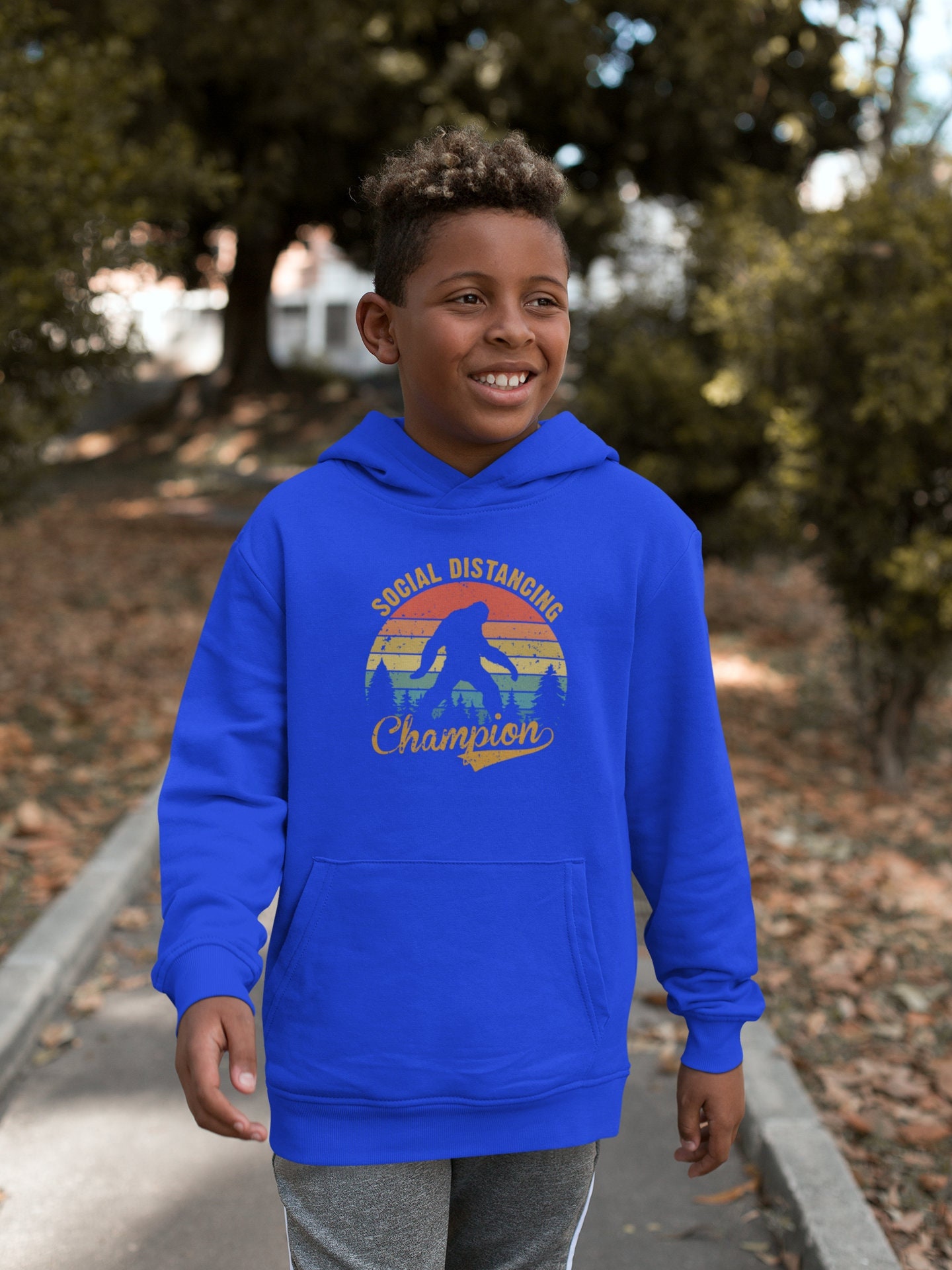 Social Distancing Champion Hoodie, #bigfoot - Etsy