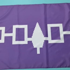 Iroquois Flag, Single-Sided Flag, Haudenosaunee Flag,