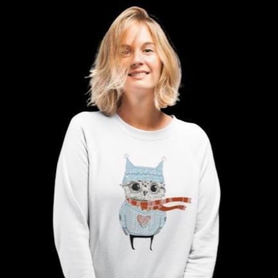 Owl Sweatshirt, Unisex Pullover  #Owls