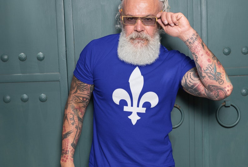 Quebec Fleur de Lys T-Shirt Fleur de Lys Shirt Quebec Tee La Belle Province T-Shirt #Apparel