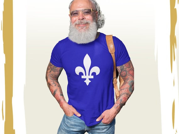 Quebec Fleur De Lys T-shirt Fleur De Lys Shirt Quebec Tee - Etsy