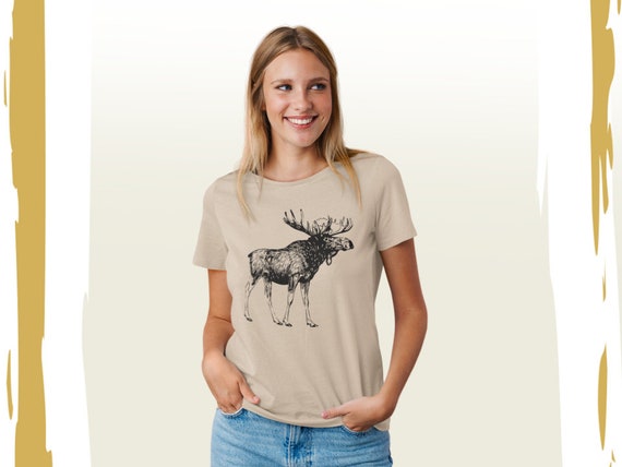 The Canadian Moose T-Shirt, Moose Shirt, Canada Moose Tee #Apparel