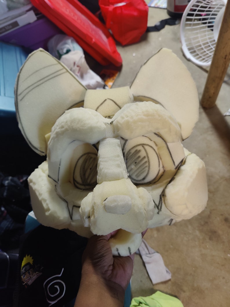 Digital Kemono Fursuit Head Pattern Etsy