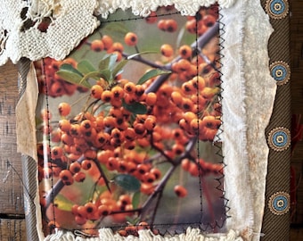 Junk Journal Collage Nature Scrapbook Art Book Writing Journal