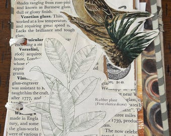 Wings and Whisper Collection Junk Journal Collage Mixed Media Art Book Field Guide Writing Flip Book Greeting Cards Happy Mail