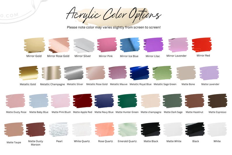 Personalized self-adhesive 3D Acrylic Name | Custom Acrylic Logo Decal | Bridesmaid GiftBox Letters | Cut Out Acrylic Names For Wedding Box zdjęcie 9