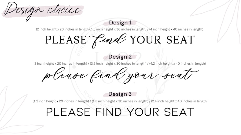 Personalized self-adhesive 3D Acrylic Letters | Find Your Seat Acrylic Decal | Cut Out Acrylic Letters For Wedding Sign image 5