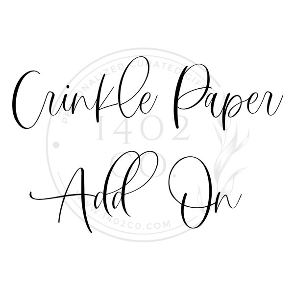 Crinkle shredded Paper Add On Black White Ivory Kraft For Empty Gift Box 4oz/8oz/12oz