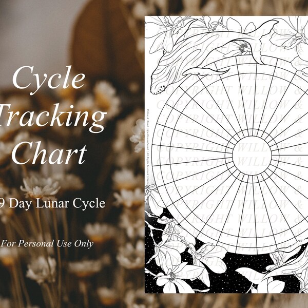 Printable Fertility Awareness Chart Etsy