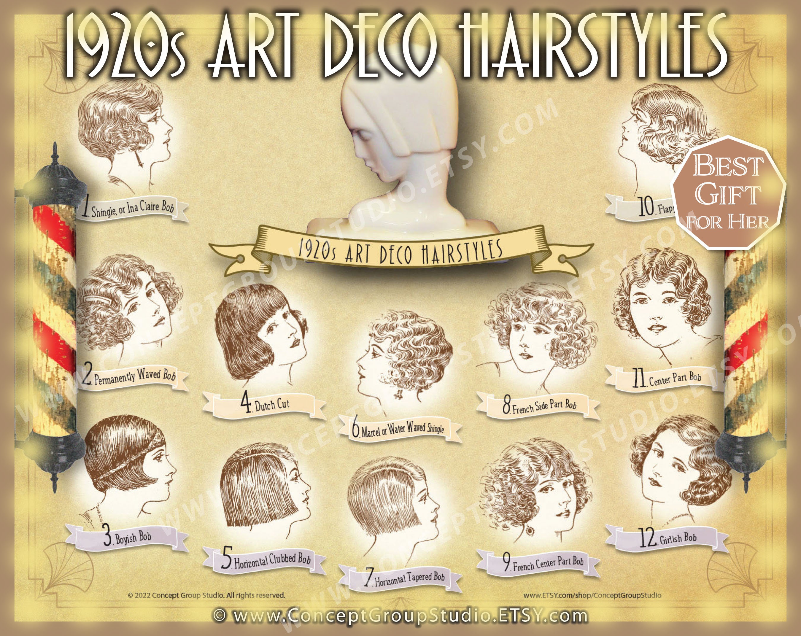 1920's Hairstyle - Etsy 1920's Hairstyle - Etsy
