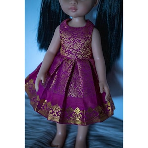 Casual Dress for Paola Reina 32 cm | Handmade Doll Clothes | Simple Everyday Outfit