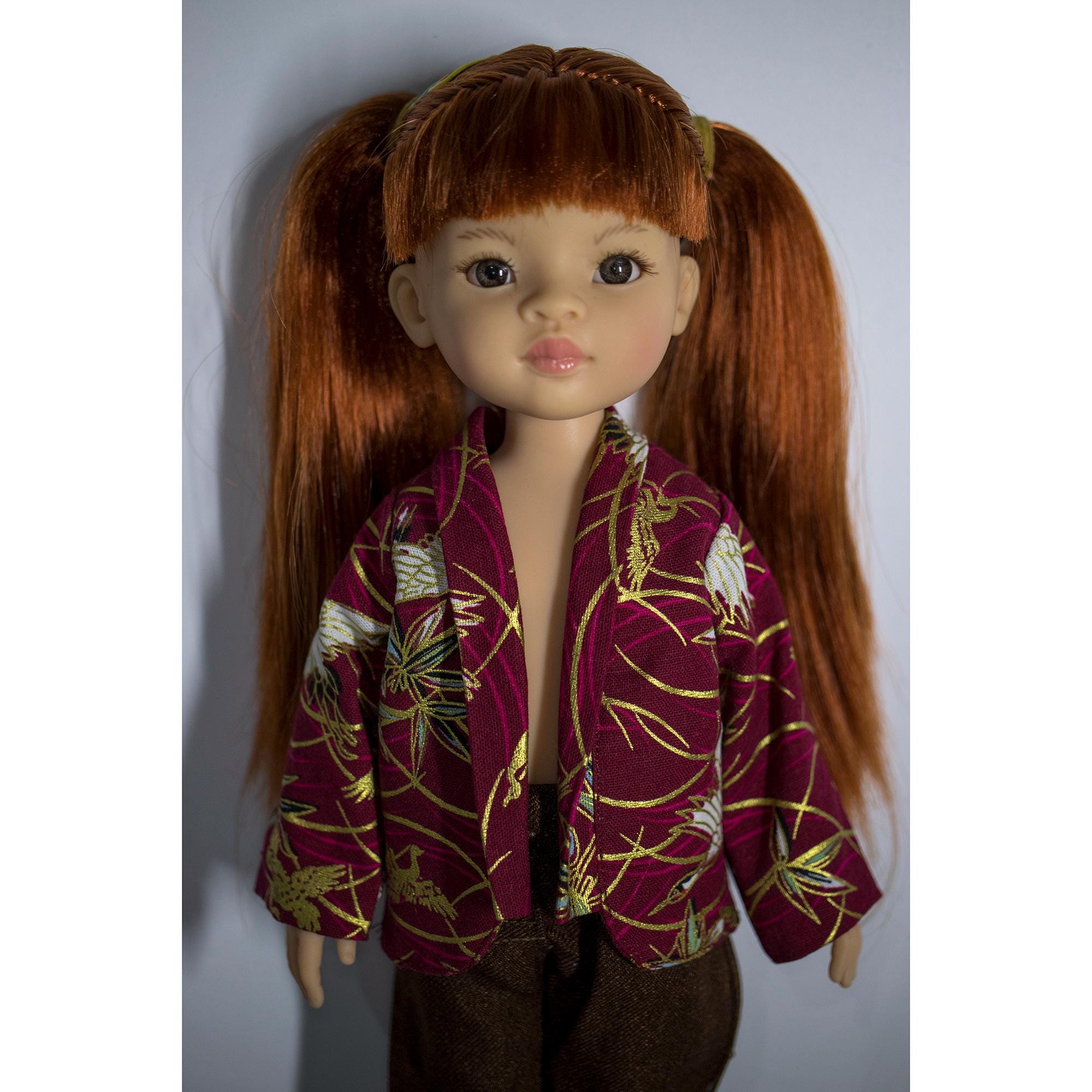 パオラ・レイナ 32cm用カジュアルドレス｜手作りドール服｜シンプルな 
