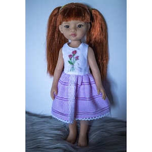 Casual Dress for Paola Reina 32 cm | Handmade Doll Clothes | Simple Everyday Outfit