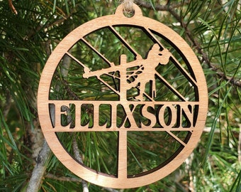 Lineman Ornament Blank for Personalization