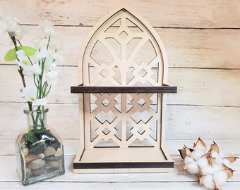 Digital File only!!! Farmhouse Window Shelf~Small Display Shelf~Farmhouse Decor