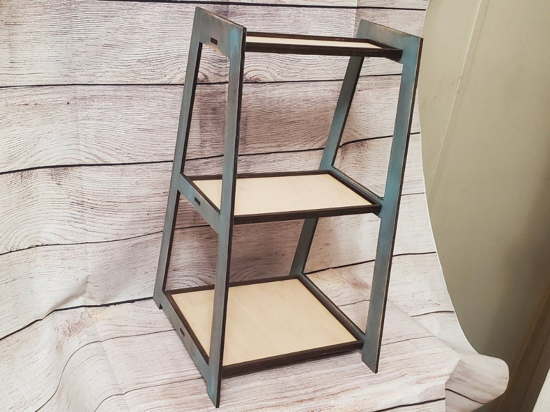 Digital File Rectangle Tiered Tray Three Level Rectangle Etsy