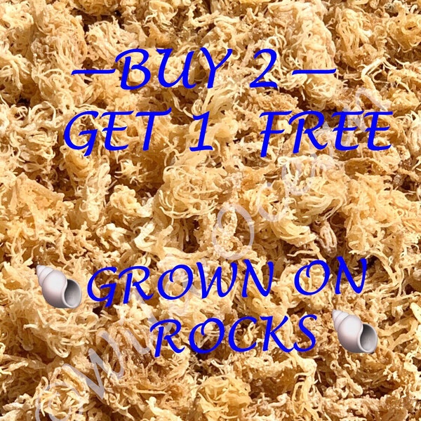 Sea Moss WILDCRAFTED St Lucia Pride Sea Moss BUY 2 Get 1 FREE 100% Real Seamoss