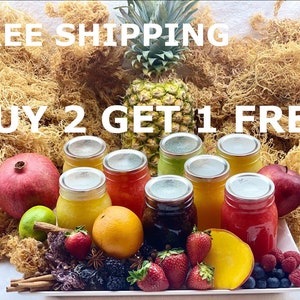 Wildcrafted St Lucian Sea Moss Gel Flavors Buy 2 Get 1 Free