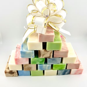 Mini-Seifen Reisegröße 2 oz Bars Kaltprozessseife Wählen Sie Ihren Duft Handgefertigt Natürlich Perfekt für jeden Anlass Urlaubsgeschenke, Duschgeschenke