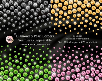 Superposiciones de imágenes prediseñadas de confeti de diamantes: Joyas glamurosas PNG (Descarga digital)
