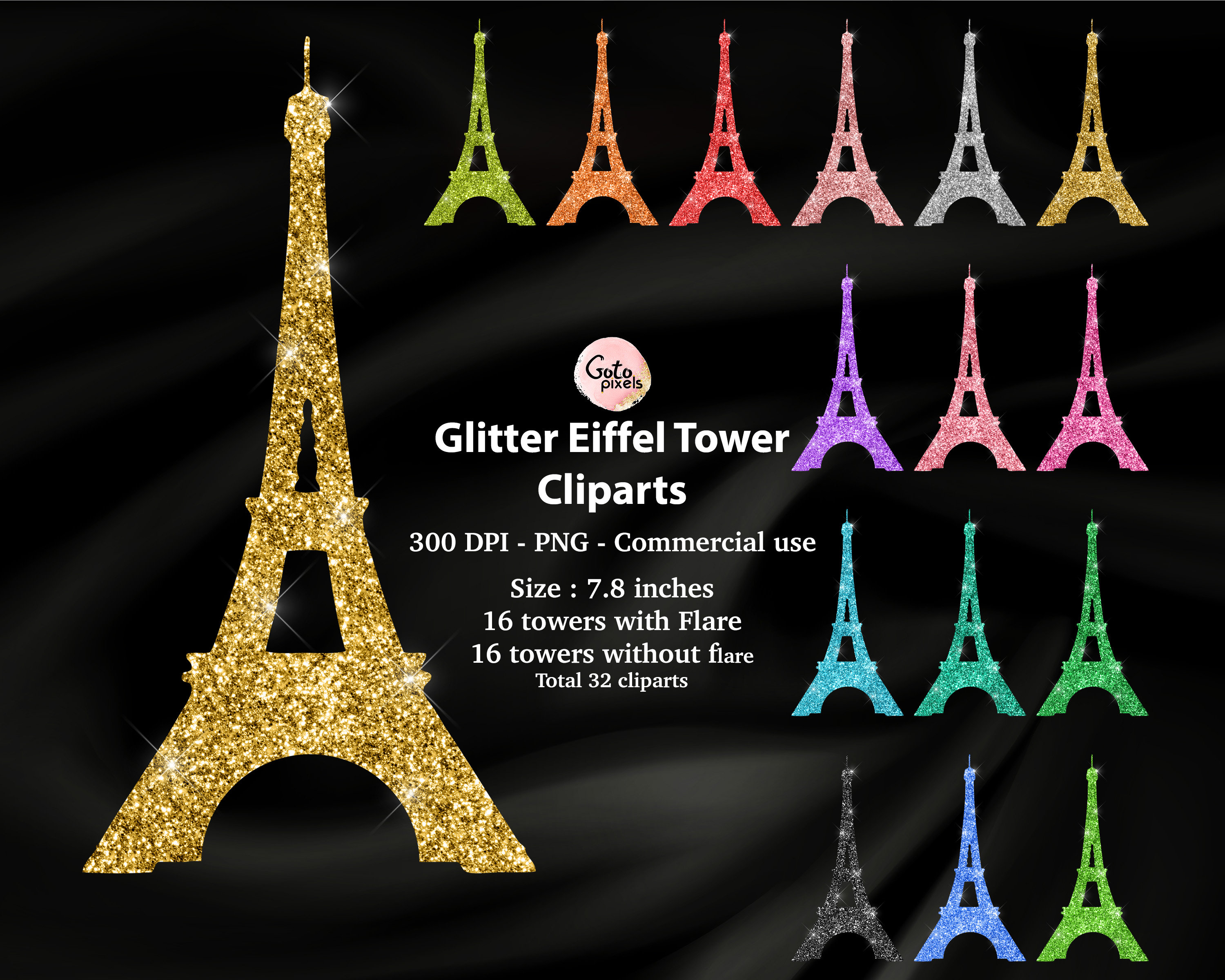 eiffel tower construction images clipart