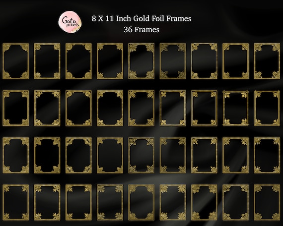 Mini Gold Frame Embellishments