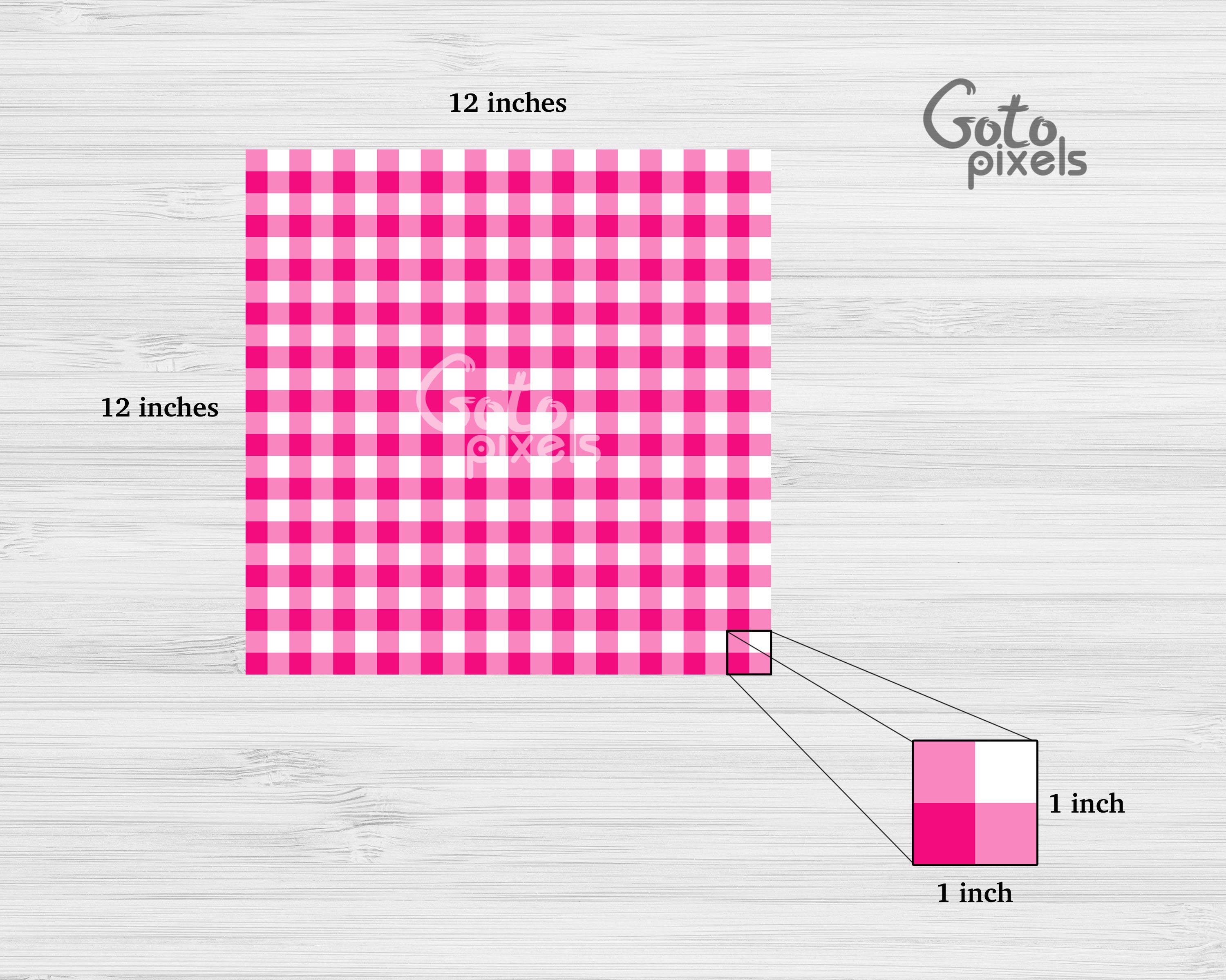 100 Rainbow Gingham Digital Paper: Seamless Scrapbook Patterns (JPG ...