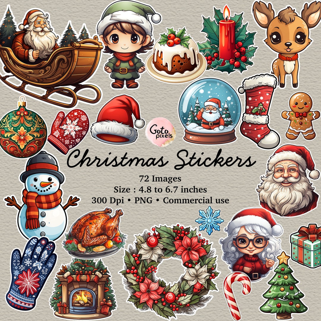 Cute Christmas Stickers 