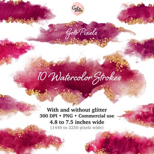Pennellate acquerello vino, clipart acquerello vino, clipart splash, pennellate, marchio Clipart vernice acrilica e sfondo logo 71