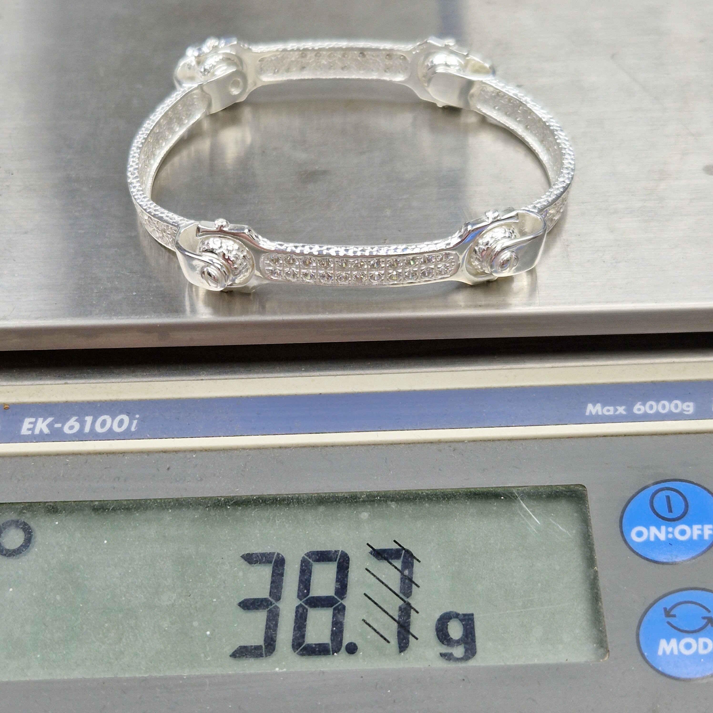 アクセサリー END THE STANDARD BRACELET SC engravable-inline-bar-beaded-