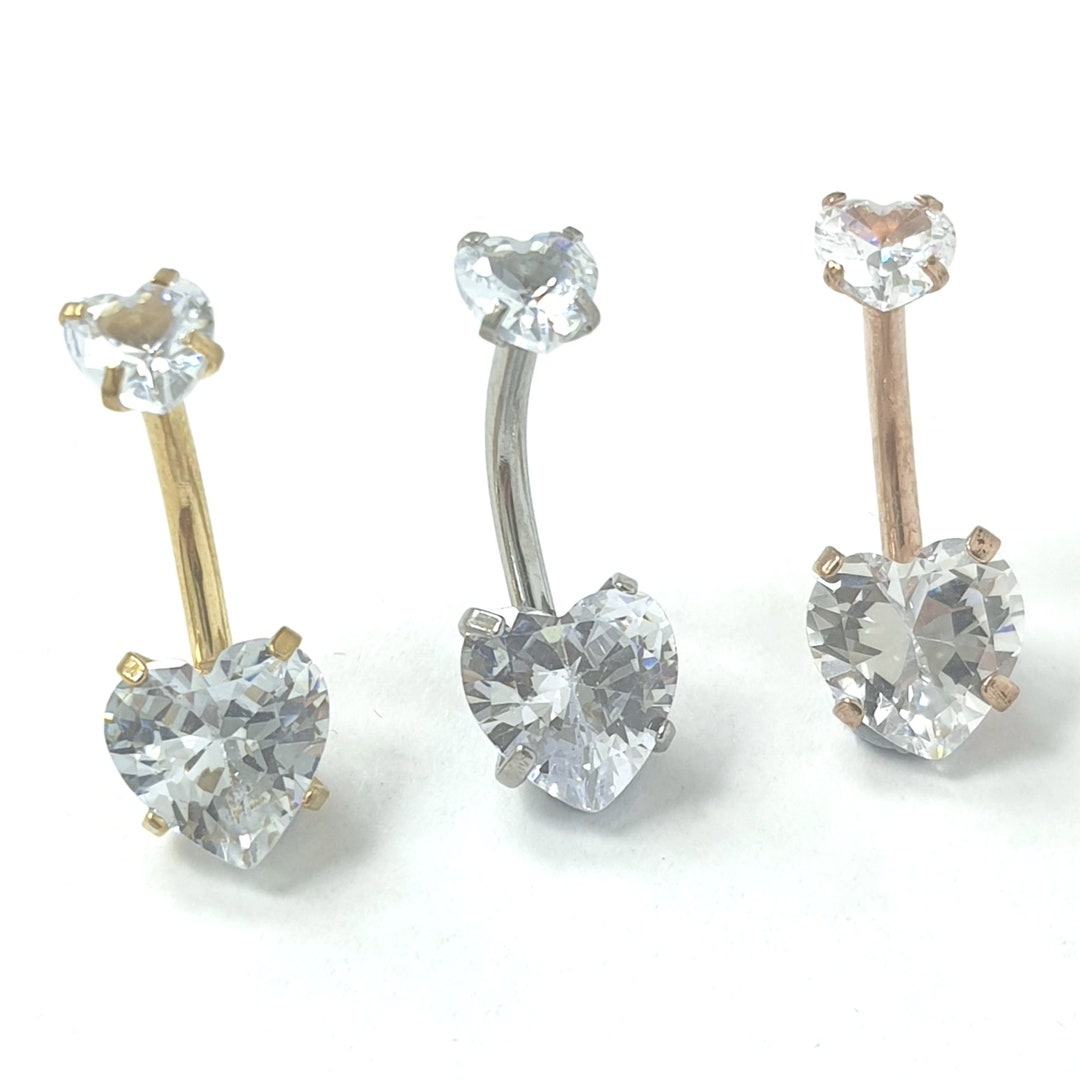 5 - Casted Steel Fish Scale Surgical Steel Belly Button Rings 14 GA 3/8" B591 EB