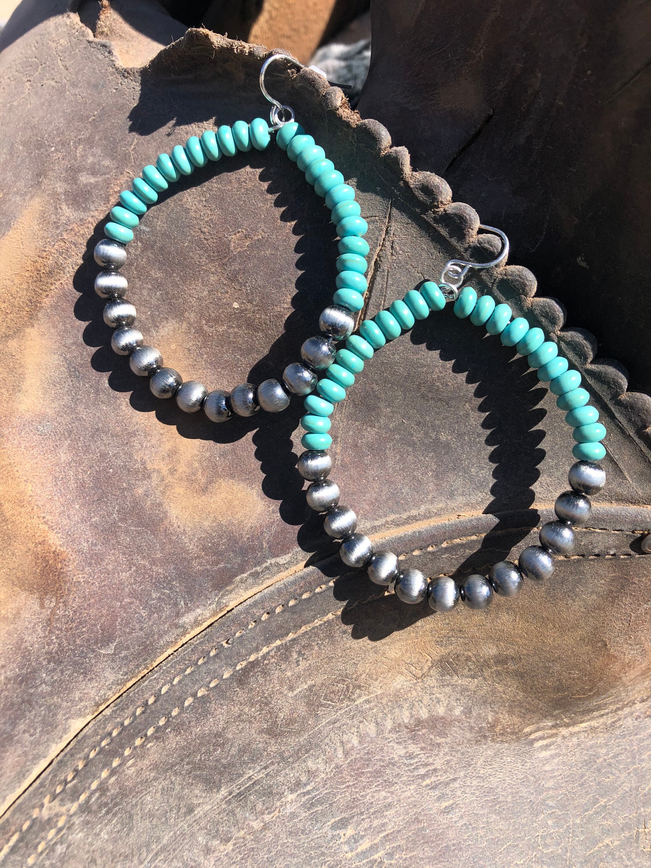Navajo pearl earrings Outlet