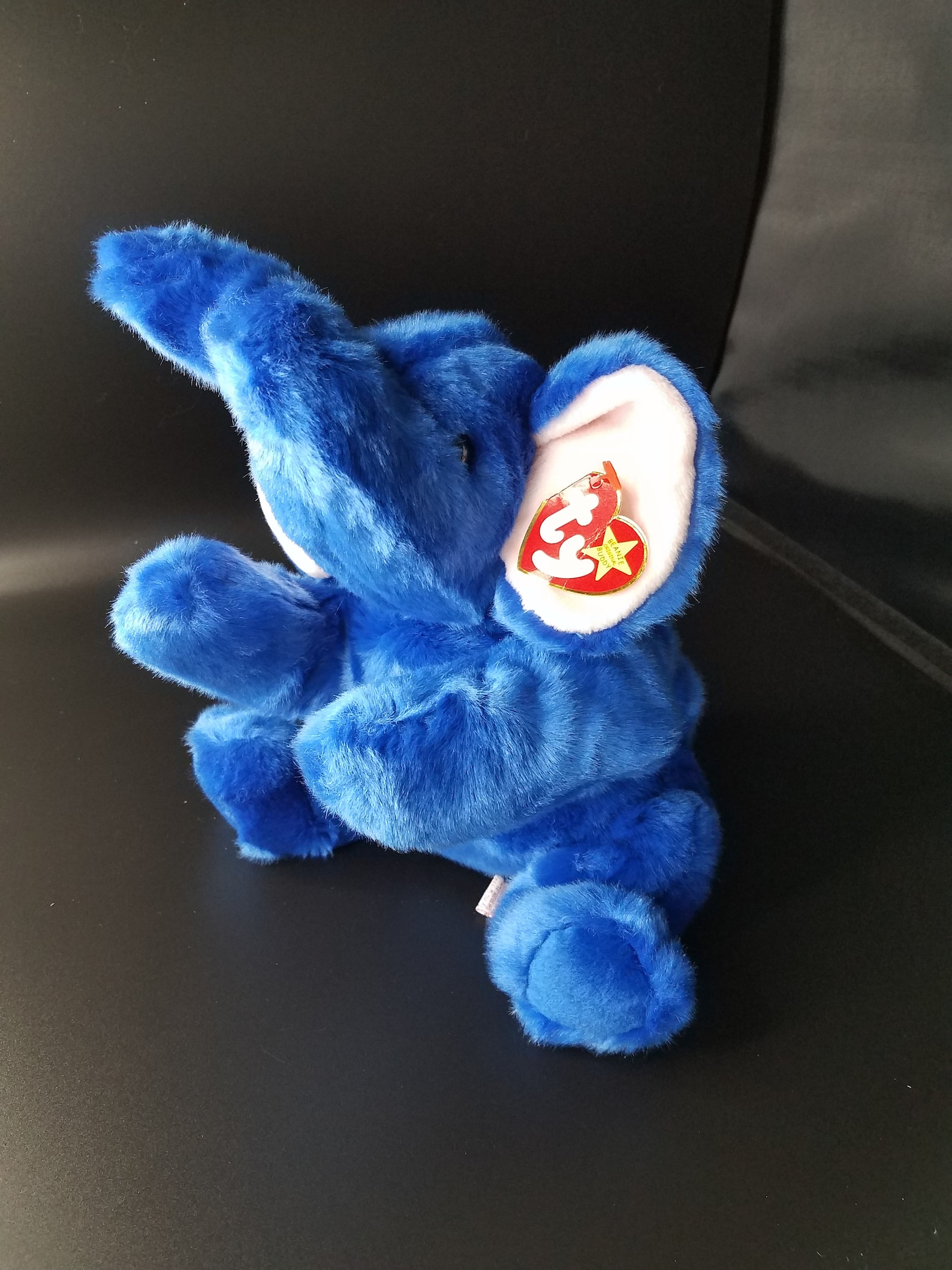 Beanie Baby peanut Royal Blue Elephant Rare TY, Collectible Etsy
