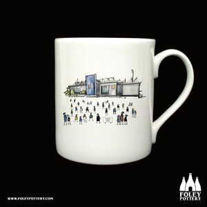 RS: Exeter Chiefs - MatchDay@SandyPark - Rugbystadion - Illustrerad - Hyllning - Mugg i fint benporslin